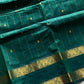 Vintage Looms - Dark Green Kanchi Cotton Saree