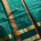 Vintage Looms - Dark Green Kanchi Cotton Saree