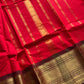 Subtle Weaves | Red Kanchi Cotton Saree