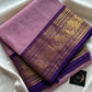 Subtle Weaves | Lilac Kanchi Cotton Saree