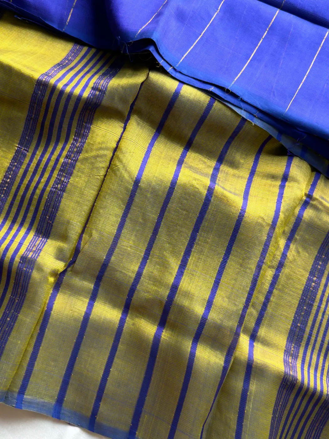 Mangalagiri Silkcotton Saree - Blue
