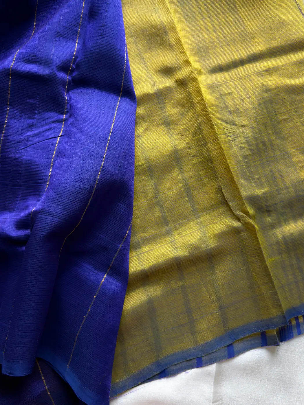 Mangalagiri Silkcotton Saree - Blue