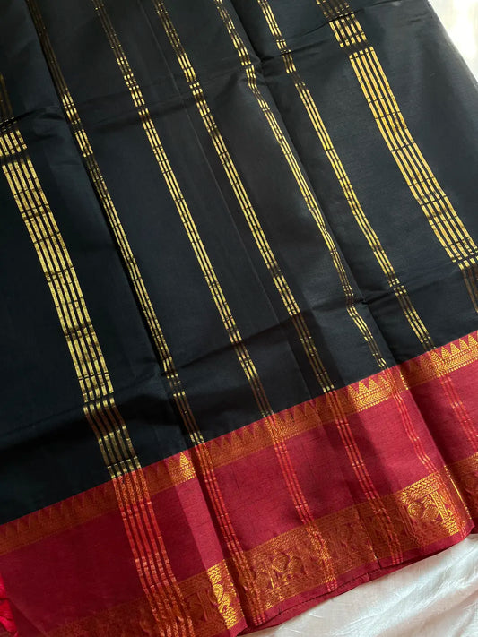 Mercerised Kanchi Cotton - Black