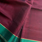 Vegan Silk Saree – Maroon Handloom Art Silk