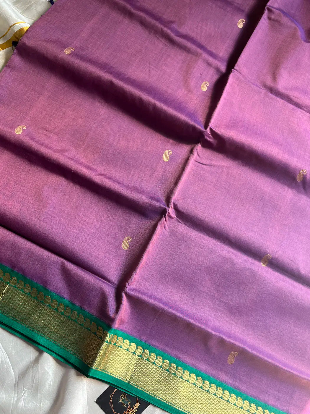 Throne Edit – Lavender 120 Counts Mercerised Chettinadu Cotton Saree