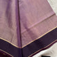 Lavender handloom art silk cotton saree with running blouse – House of Thansha