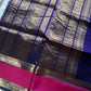 Pattu Nool Edit | Kanchi Silkcotton saree - Blue