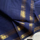 Subtle Weaves – Rich Blue Chettinadu Cotton Saree