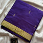 Vegan Silks | Chinnalampattu Saree – Purple & Yellow