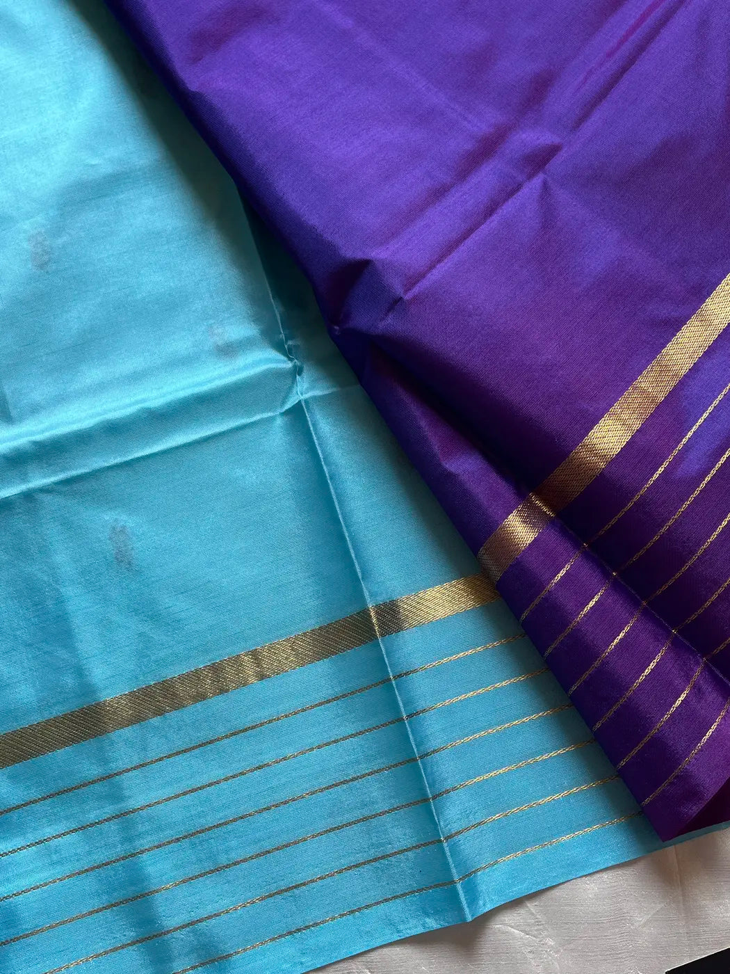 Vegan Silks | Chinnalampattu Saree – Violet