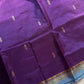 Vegan Silks | Chinnalampattu Saree – Violet & Blue