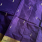 Vegan Silks | Chinnalampattu Saree – Purple & Yellow