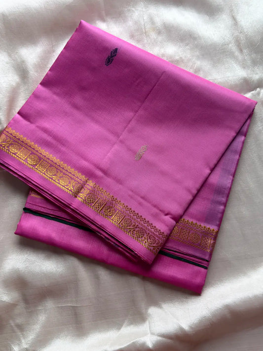 Vegan Silks | Chinnalampattu Saree – Rose