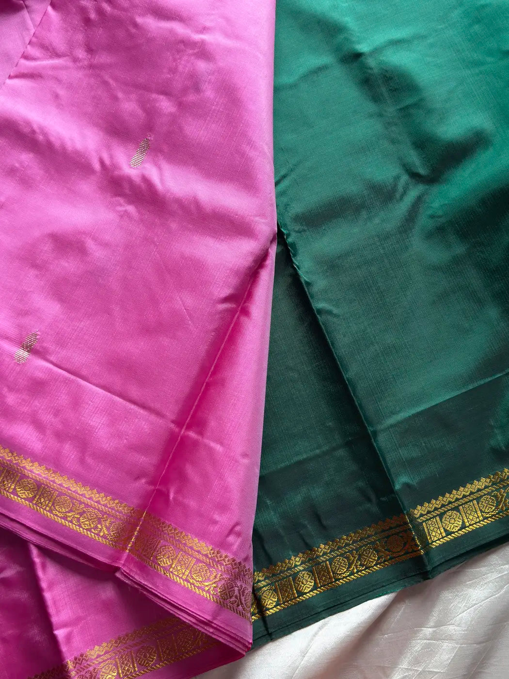 Vegan Silks | Chinnalampattu Saree – Rose
