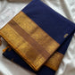 Vintage Loom Edit | Blue Kanchi Cotton Saree