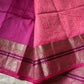 Pink silk cotton saree with Bandhani design – festive drape from House of Thansha