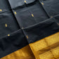 Vintage Loom Edit | Black Kanchi Cotton Saree