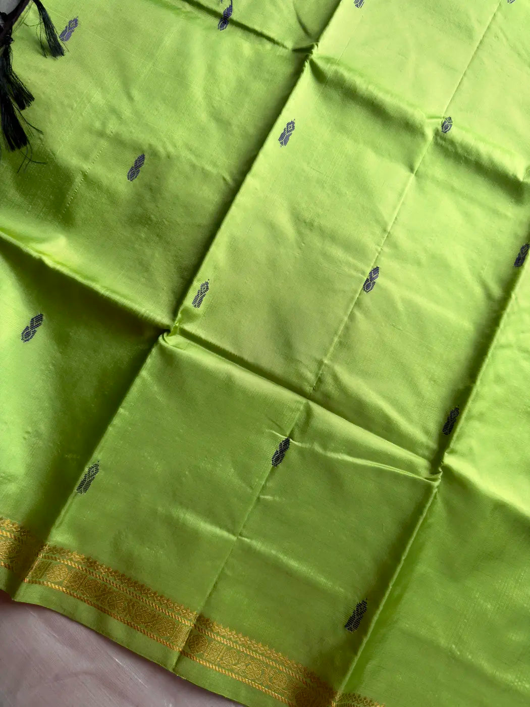 Vegan Silks | Chinnalampattu Saree – Green