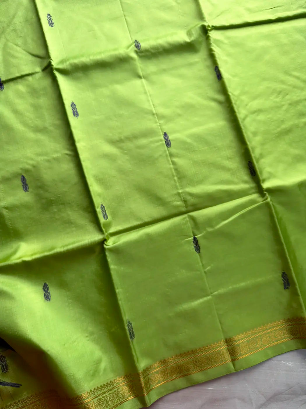 Vegan Silks | Chinnalampattu Saree – Green