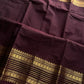 Subtle Weaves | Coffee Brown Kanchi Cotton Saree