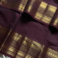 Subtle Weaves | Coffee Brown Kanchi Cotton Saree