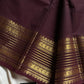 Subtle Weaves | Coffee Brown Kanchi Cotton Saree