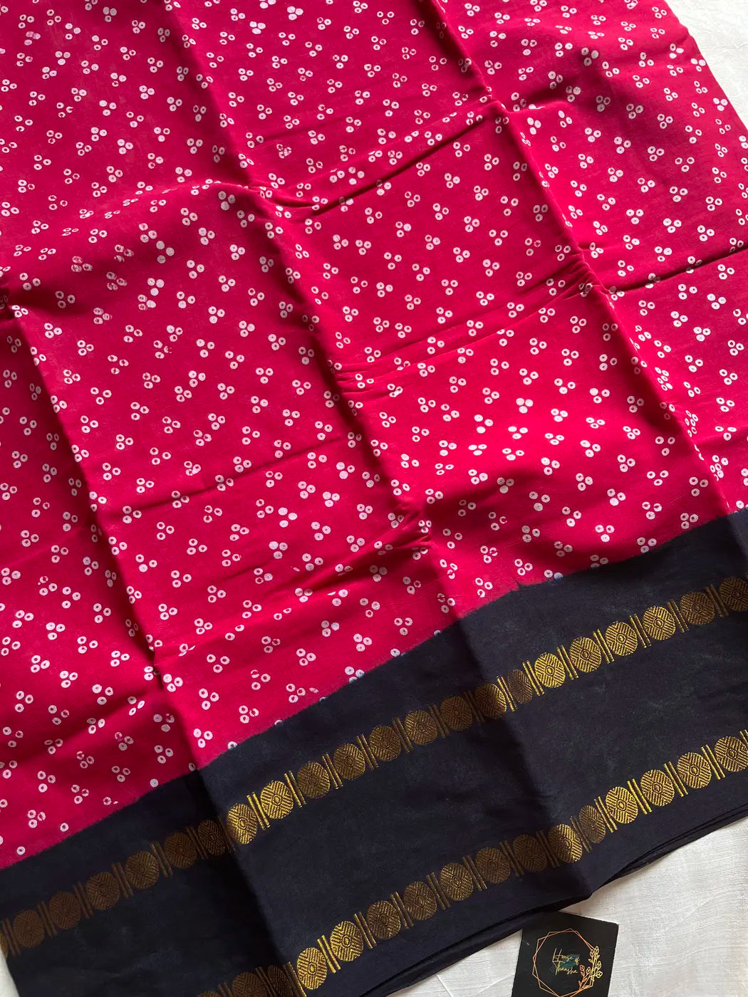 Madurai Sungudi Cotton - Pink
