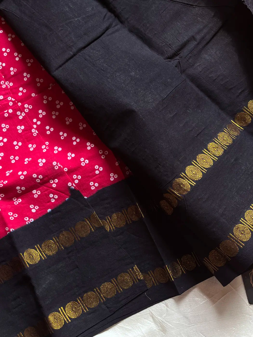 Madurai Sungudi Cotton - Pink