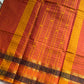 Kattam Edit – Orange Checked Chettinadu Cotton