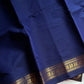 Minimal Border Edit - Royal Blue Cotton Saree