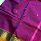 Throne Edit | Magenta 120 Count Mercerised Kanchi Cotton Saree
