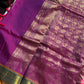 Throne Edit | Magenta 120 Count Mercerised Kanchi Cotton Saree