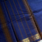 Minimal Border Edit - Royal Blue Cotton Saree
