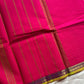 Subtle Weaves Pink Kanchi Cotton Saree with woven detailing and elegant small border – House of Thansha