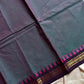Midnight Violet Kanchi cotton saree with small border – Subtle Weaves collection by House of Thansha