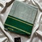 Devendra Saree – Pastel Green | Vegan Handloom Art silk