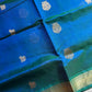 Pattu Nool Edit | Kanchi Silkcotton saree - Blue