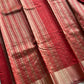 Semi Tussar - Red