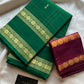 Kandaangi Chettinadu Cotton Saree – Green