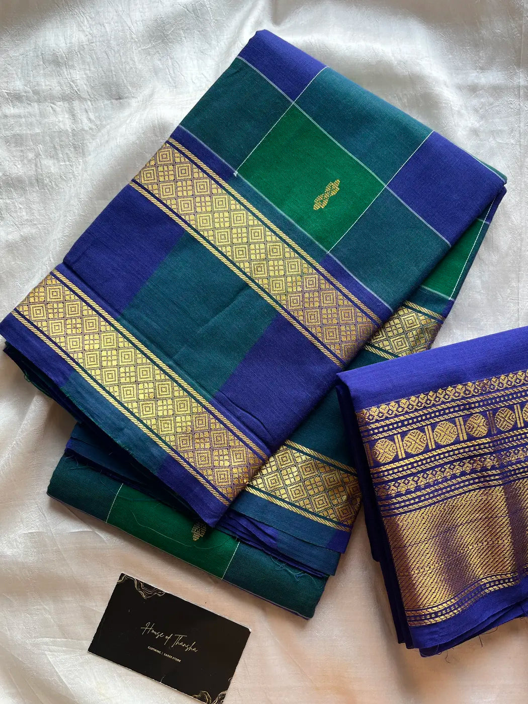 Kandaangi Chettinadu Cotton Saree – Kattam
