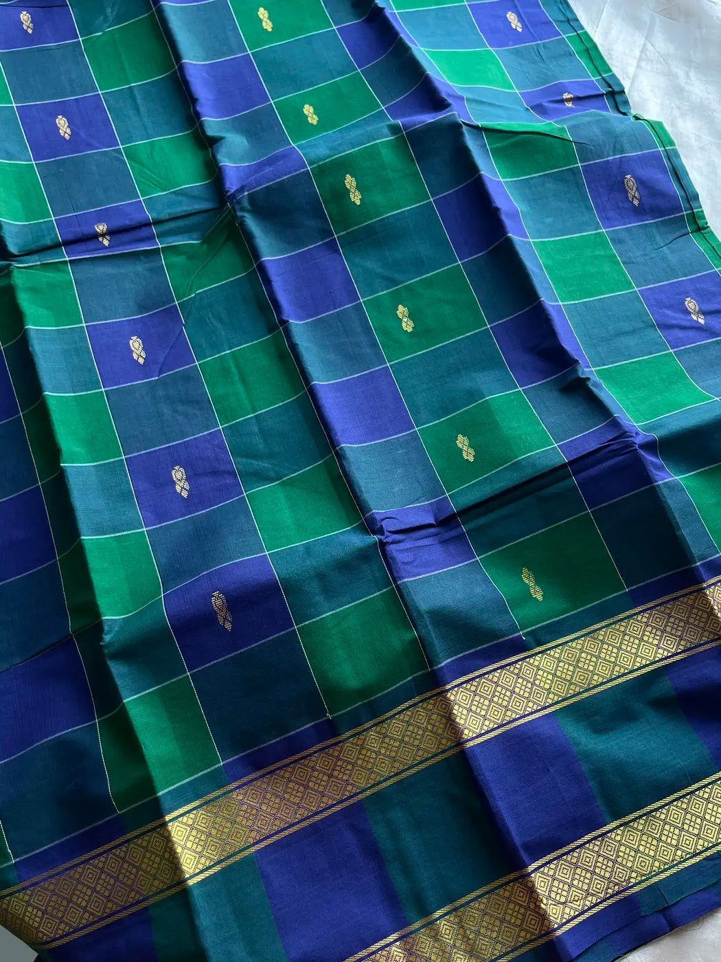 Kandaangi Chettinadu Cotton Saree – Kattam