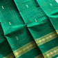 Kandaangi Chettinadu Cotton Saree – Green