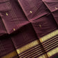 Kandaangi Chettinadu Cotton Saree – Brown