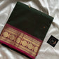 Vintage Loom Edit | Dark Green Kanchi Cotton Saree
