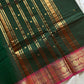 Vintage Loom Edit | Dark Green Kanchi Cotton Saree