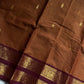 Vintage Loom Edit | Filter Coffee Brown Kanchi Cotton Saree
