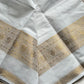 Vintage Loom Edit | White Kanchi Cotton Saree