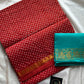 Madurai Sungudi Cotton - Rust Red