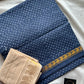 Madurai Sungudi Cotton - Pale Blue