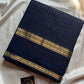 Zari Edition | Dark Blue Kanchi Cotton Saree
